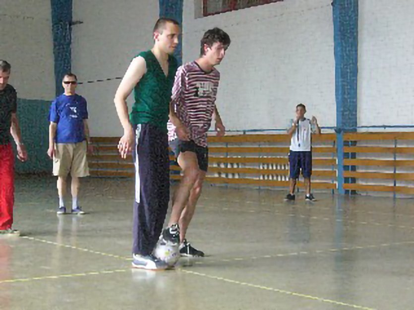 Illustrative image: players standing on the centre circle ready to play
